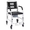MOPEDIA SEDIA DOCCIA IN ALLUMINIO PU/NYLON - ADATTO PER ANZIANI E PERSONE DISABILI
