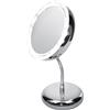 Adler Specchio trucco LED retroilluminato 15 cm con batterie AAA per cosmetici