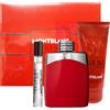 Montblanc Legend Red set uomo edp 100ml + gel doccia 100ml + edp travel 7,5ml