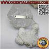 Oriental Art S.a.s. Bracciale in argento 925‰ a catena diamantata con piastrina