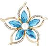 Gift for Love Spilla donna oro Swarovski Elements originale G4Love Fiore Stella