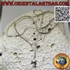 Oriental Art S.a.s. Collana "saliscendi" in argento 925 ‰ con maglia snake piatto da 62 cm x 2 mm