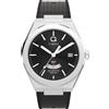 Timex Orologio Uomo TIMEX Q GMT TW2Y24900 Silicone Nero Vintage