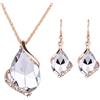 G4Love Parure donna oro Swarovski Elements originale G4Love cristalli goccia collana