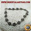 Oriental Art S.a.s. Bracciale in Argento 925‰ morbido con 15 farfalle