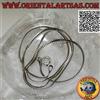 Oriental Art S.a.s. Collana catenina in argento 925 ‰ a maglia snake piatta Spessore 1,5 mm