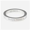 Maison Margiela Slim Silver Ring with Logo Engraving 153101632 [U]
