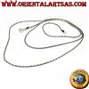 catenina in argento 925 ‰ a snodo da 60*0,1 cm.