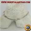Oriental Art S.a.s. Bracciale in Argento 925‰ Groumette sottile, a catena piatto