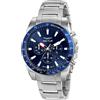 Sector Orologio Uomo SECTOR 450 R3273776009 Chrono Bracciale Acciaio Blu Sub 100mt
