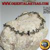 Oriental Art S.a.s. Bracciale in Argento 925‰ morbido con fila di pesciolini rossi