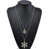 G4Love Collana argento Swarovski Elements originale G4Love cristalli fiocco neve regalo