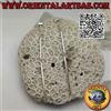 Oriental Art S.a.s. Orecchini in Argento 925‰ da lobo, tris crescente di tubolari a sezione tonda