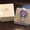 Oriente Orologio Orient Mako RN-TX0207R Panda Sport Cronografo Analogico Solare...