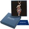 G4Love Collana donna oro Swarovski Elements originale G4Love cristalli Pavone strass
