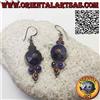 Oriental Art S.a.s. Orecchini in Argento 925‰ con Lapislazzuli e coralli antichi Nepalese