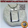 Oriental Art S.a.s. Ciondolo in Argento 925‰ fibbia ondulata liscia
