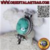 Oriental Art S.a.s. Ciondolo contenitore in argento 925‰ Gao Kalachakra con turchese tibetano antico