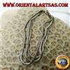 Collana in argento 925 ‰ , coda di topo snake piatta da cm 45