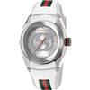 Gucci Orologio donna GUCCI SYNC YA137302 bianco cinturino gomma quarzo nuovo mai usato