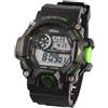 Orologio Sportivo Xinjia Xj-875dm Resistente Acqua Cronometro Nero Verde lac