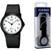 Orologio CASIO Vintage MQ-24-7BLL Silicone Nero Bianco Classico Uomo Donna lac