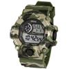 Orologio Sportivo Xinjia Xj-875dm Resistente Acqua Cronografo Militare Verde lac