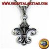 Oriental Art S.a.s. Ciondolo In Argento 925 ‰ Giglio (Araldica) Bifacciale ....