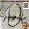 Oriental Art S.a.s. Collana in argento 925 ‰ crescente a borobudur (maglia bizantina) da 55 cm
