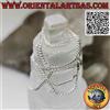 Oriental Art S.a.s. Collana catenina in argento 925 ‰ ad anellini tondi piatti da 55 cm