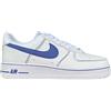 Nike SCARPE NIKE AIR FORCE 1'07 LV8 BIANCO BLU SKETCHY SWOOSH ORIGINALI HQ2037 100