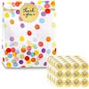 AMFUN 50 Pezzi Sacchettini Compleanno Bambini, Bustine Regalini Fine F #2 A pois