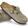 Birkenstock Boston Suede Leather Slippers 0060463 TAUPE 157318637 [U]