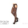Leg Avenue Calze Velate Intimo Sexy Eleganti Sensuale Aperto Con Trama Nero Leg Avenue