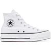 CONVERSE SNEAKER DONNA PLATFORM ALTA CHUCK TAYLOR ALL STAR 560846c BIANCO