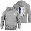 EA CORPORATION Felpa Personalizzata - Attack on titan - corpo di ricerca - survey corps