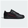 Adidas Originali Continental 80 IN Nero con Rosso Accent Tutti Taglie Limitata
