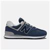 New Balance 574 Core In Blu Scuro Tutte Le Taglie Stock Limitato