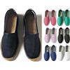 B&C ESPADRILLE B&C Uomo SCARPE Mare Tela GOMMA Corda COTONE Sandali Ciabatte JUTA #