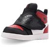 JORDAN SNEAKERS JR SKY JORDAN 1 BQ7196 016 NERO BIANCO ROSSO