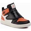 JORDAN SNEAKERS JR SKY JORDAN 1 BQ7197 008 NERO ARANCIO BIANCO