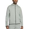 Nike Felpa da Uomo con Cappuccio e Zip Tech Fleece Lightweight Verde Taglia S...