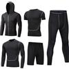 Does not apply Uomo 5 Pezzi Completi Sportivi Abbigliamento Set Giacca Con Cappuccio Manica Cor