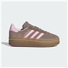 adidas Originals Gazelle Bold Donna Trainer Marrone Rosa Basse 39 1/3