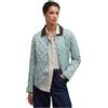 BARBOUR Giacca trapuntata Deveron Blue Sage Olive
