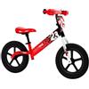 BricoShop24 Bicicletta Bambini 2-3 Anni Rosso Senza Pedali Balance Bike Extreme Cross