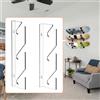 Supporto Da Parete Per Skateboard In Acrilico Trasparente Per Garage E Casa