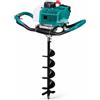 NEGOZIO MATTO SRLS MOTOTRIVELLA CON MOTORE A SCOPPIO 68CC 2500W TRIVELLA CON 3 PUNTE 100 150 200