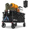 Sekey XXL Plus Carrello Pieghevole con Freni 200L 150KG, Carrello da Giardino co