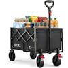 SUNULA Carrello pieghevole piccolo 80L 100KG, carrello pieghevole con peso ridot